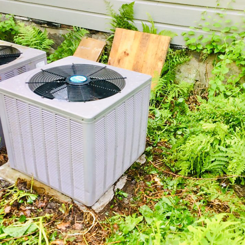 AC installed back of the house